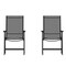 Emma and Oliver Outdoor Folding Patio Sling Chair / Portable Chair (2 Pack)